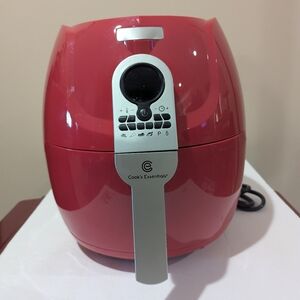 Cooks Essential Red Air Fryer with Control Panel